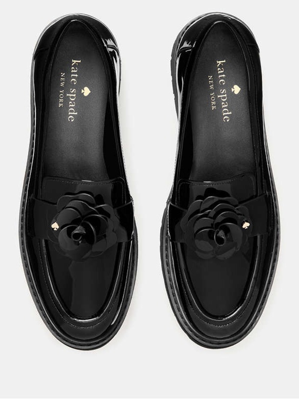 Kate Spade Lug Flora Loafer in Patent Leather - Picture 2 of 10